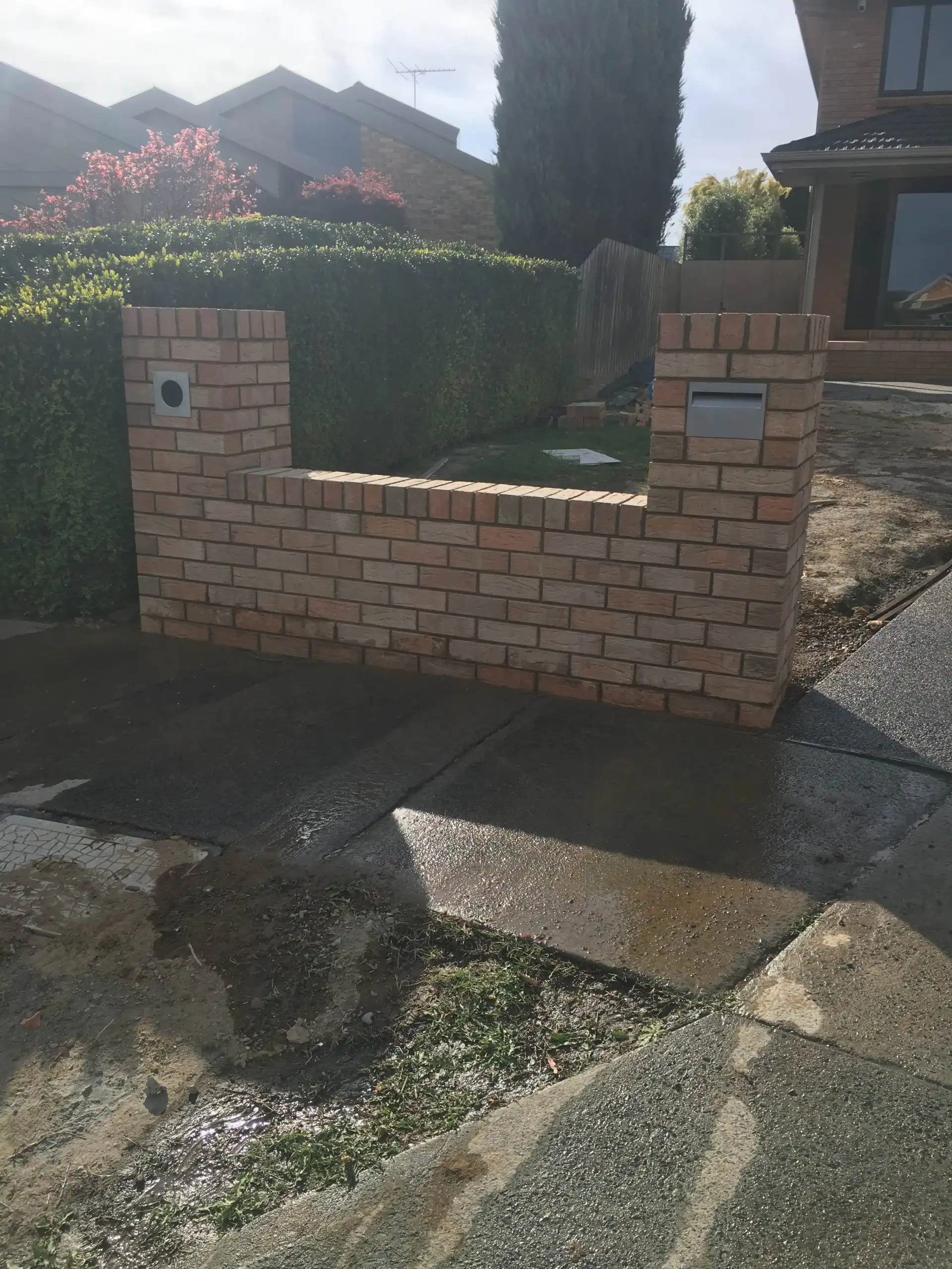 Brick fences