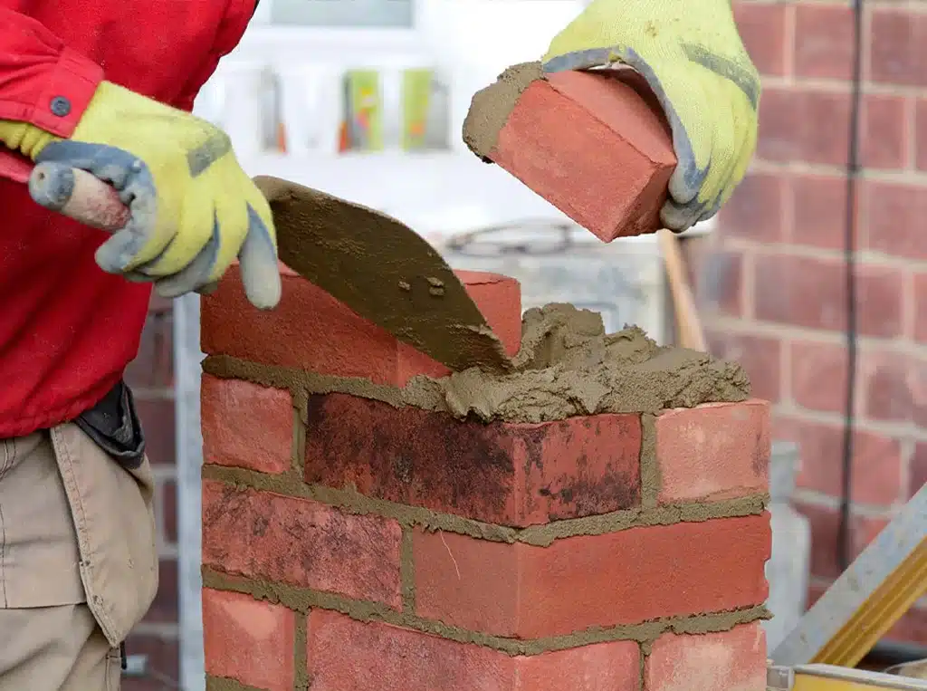 Extension bricklaying