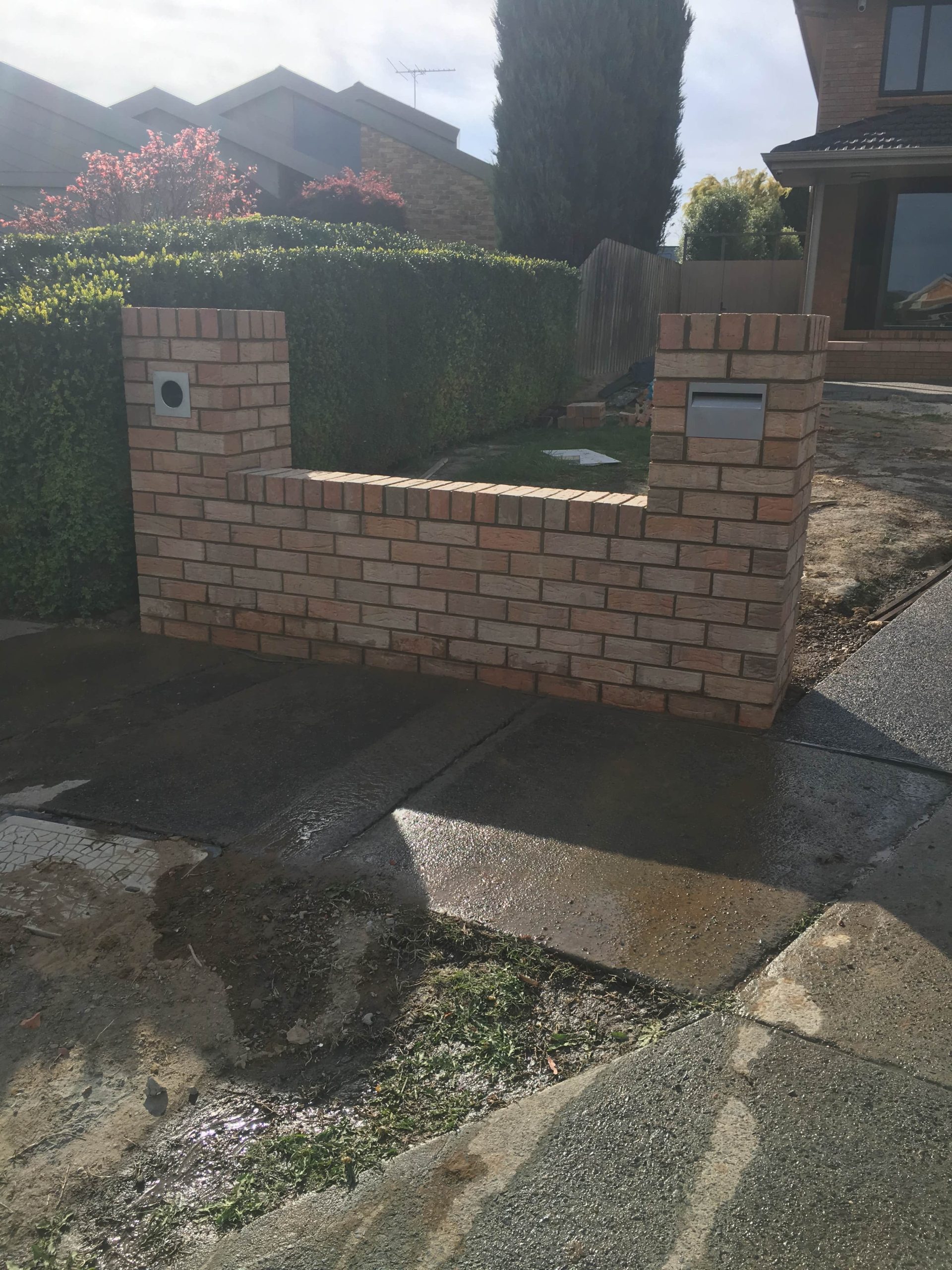 Fence Brickwork